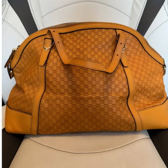 Gucci Microguccissima Dome bag in tangerine leather - EUC - Picture 3 of 9